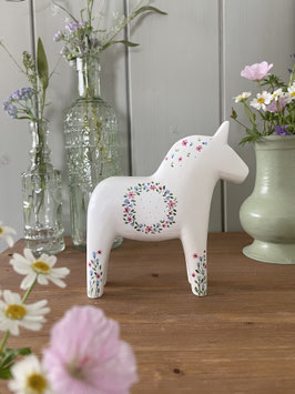 Dala-Pferd "Stellan" - 15 cm - gerundete Form
