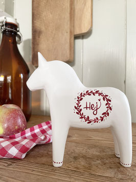 Dala-Pferd "Wilmer" - 15 cm - gerundete Form - reserviert für Nicole