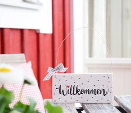 Holzschild "Alma" - *Willkommen*