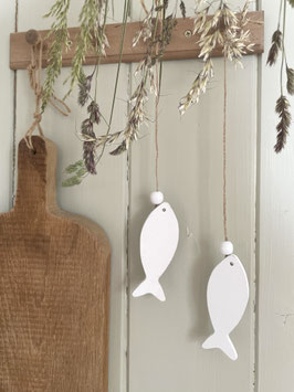8er Set Holzfische - zum Hängen