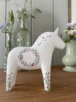 Dala-Pferd "Siljan" - 15 cm - gerundete Form