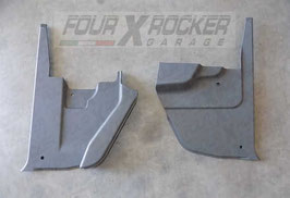 Coppia pannelli di rivestimento sotto cruscotto GRIGIO Land Rover Discovery 1 300tdi