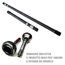 KIT GIUNTI + SEMIASSI RINFORZATI ANTERIORI LAND ROVER DEFENDER, DISCOVERY 1 e RANGE ROVER CLASSIC MODELLI A PARTIRE DAL 300 TDI