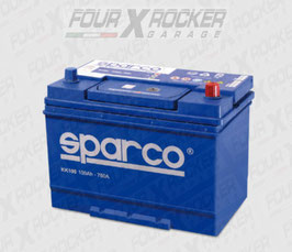 BATTERIA AUTO SPARCO 100Ah 12V 750A DX