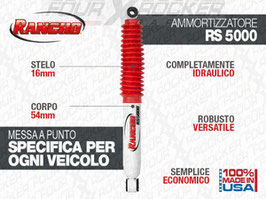 AMMORTIZZATORE ALTEZZA STANDARD RANCHO 5000 per JEEP WRANGLER YJ