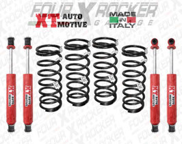 ASSETTO KIT DI RIALZO XT AUTOMOTIVE RAID VERSION +5cm PER LAND ROVER DEFENDER 90 - DISCOVERY 1