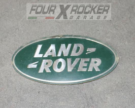 Logo fregio "LAND ROVER" mascherina griglia grigia calandra anteriore Land Rover Discovery 1 300tdi