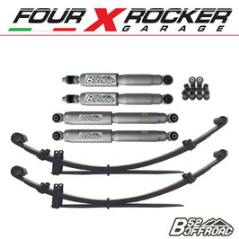 ASSETTO KIT RIALZO COMPLETO +5CM B52 OFFROAD PER NISSAN PICK UP D21