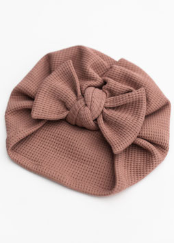 Headwrap Waffeljersey altrosa