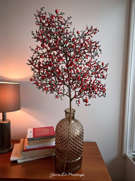 Branche de baies rouges 76 cm