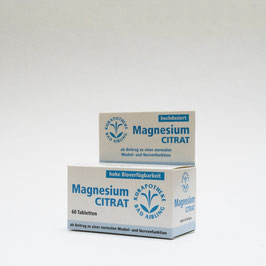 Magnesiumcitrat-Tabletten (à 125mg Magnesium)