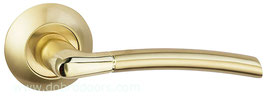 Комплект дверных ручек Bussare Fino A-13-10 Gold / S. Gold