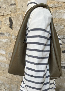 Shopper-Bag  Marron Bronze irisé made in Bordeaux