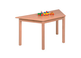 Kindertisch "Trapez" 120/60 x 52 cm | Buche