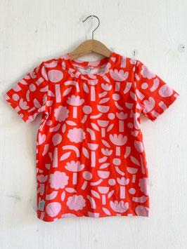 T-Shirt flowers koralle/rosa