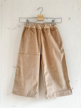 Cord Culotte cropped sand