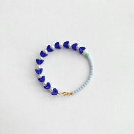 Azur Blue Flower Cup Bracelet
