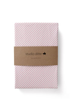 Fixleintuch small stripes light pink
