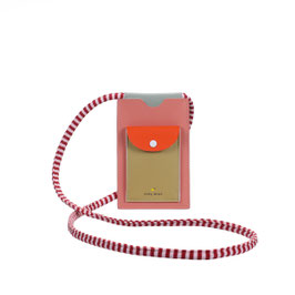 Handytasche wonders of the deep sea coral pink/reed green
