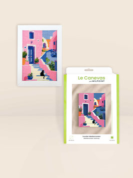 Tapisserie-Stickset "Mediterrane Treppe"