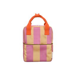 Rucksack small lemon tree stripes rosebay pink + apple juice