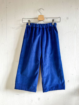 Cord Culotte cobalt blue