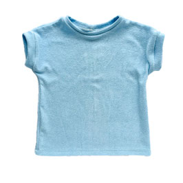 Frottee Shirt eisblau