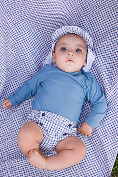 UV-Shirt Baby sunker blue