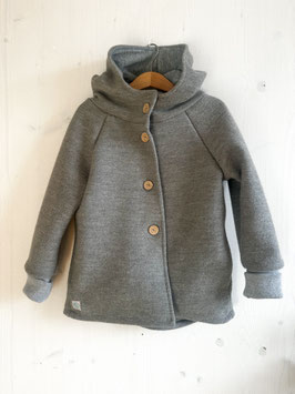 Wollwalk Jacke hellgrau