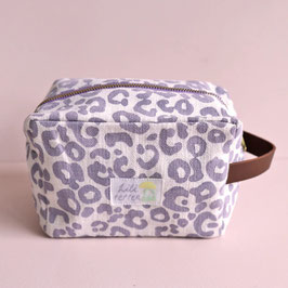 Blockprint Box Necessaire *leo lavender*