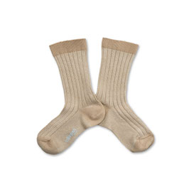 Glitzer Socken sable