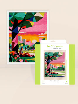 Tapisserie-Stickset "Abendstimmung im Park"