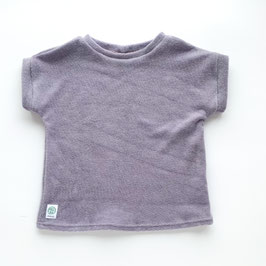 Frottee Shirt lavendel