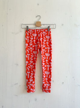 Leggings flowers koralle/rosa