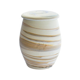 Urna in ceramica cod.CC - Beige