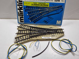aiguillage triple électrique voie M occasion 3 rails test OK  HO 1/87   Réf: 5214   MARKLIN   LT3D-288
