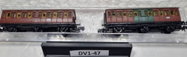 2 voitures  voyageurs occasion  N 1/160    Réf     45060 48286    ARNOLD    DV01-47