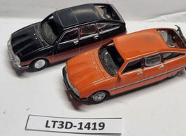 lot de 2 GS Citroën  ( vitre HS ) occasion HO 1/87     LT3D-1419