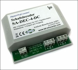 décodeur   pour 4  accessoires  : SA- DEC-4-DC  Réf:  210213   LDT