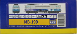 BB9282 DC analogique  livrée EV  HO 1/87 Réf: MB-199 REE