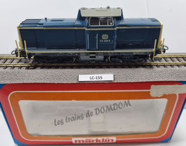 loco diesel Class 212 analogique occasion HO 1/87 3 rails  en BO  Réf: 3147  MARKLIN    LC-155