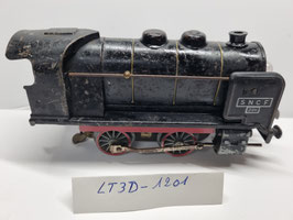 1 loco vap 020 + tender  , 1 voiture 2 em+ bagages , 1 voiture 1 er + bagages , 1 fourgon , occasion  échelle O   HORNY   LT3D-1203