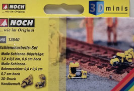 Machines pour l'entretien des rails - HO  Réf : 13640  NOCH