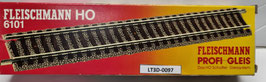 boite de 10 rails  droits   occasion HO   1/87   Réf: 6101   FLEISHMANN   LT3D-97
