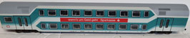 voiture 2 etages   “Sparkasse” DB AG OVP occasion HO 1/87 SACHENMODELLE  LT3D-279