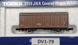 wagon JNR Covered Wagon Type WAMU 80000  occasion état neuf N 1/160    Réf     2714    TOMIX    DV01-79