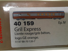 gril express rouge HO 1/87  réf: 40159 LSMODELS