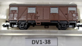 wagon couvert a essieux occasion N 1/160    Réf     3239    MINITRIX    DV01-38