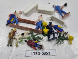 lot de figurines occasion  HO 1/87   Réf: SB   DIVERS   LT3D-351