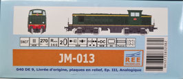 loco diesel 040 DE origine  analogique  HO 1/87   Réf: JM-13 REE